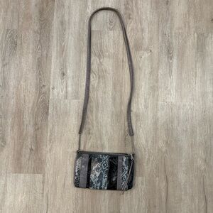 HOBO Snakeskin Crossbody Bag
